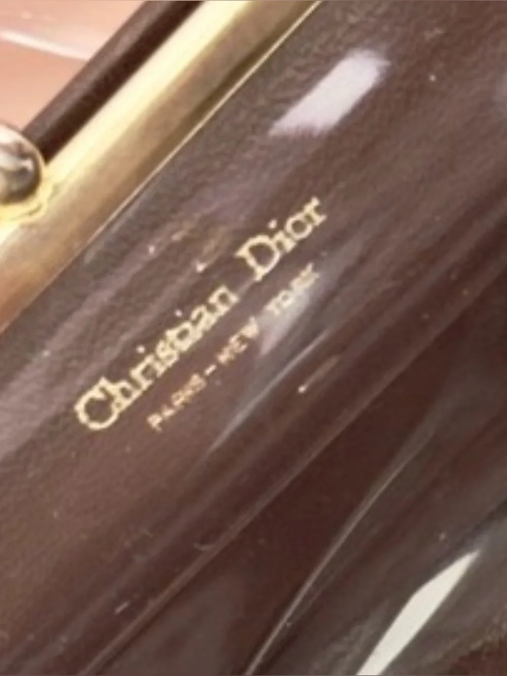 Vintage Dior Trotter Large Kisslock Card Wallet- 7.5”